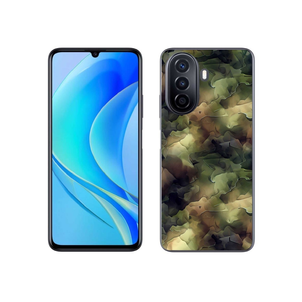 Gélový kryt mmCase na Huawei Nova Y70 - maskáčový vzor 10