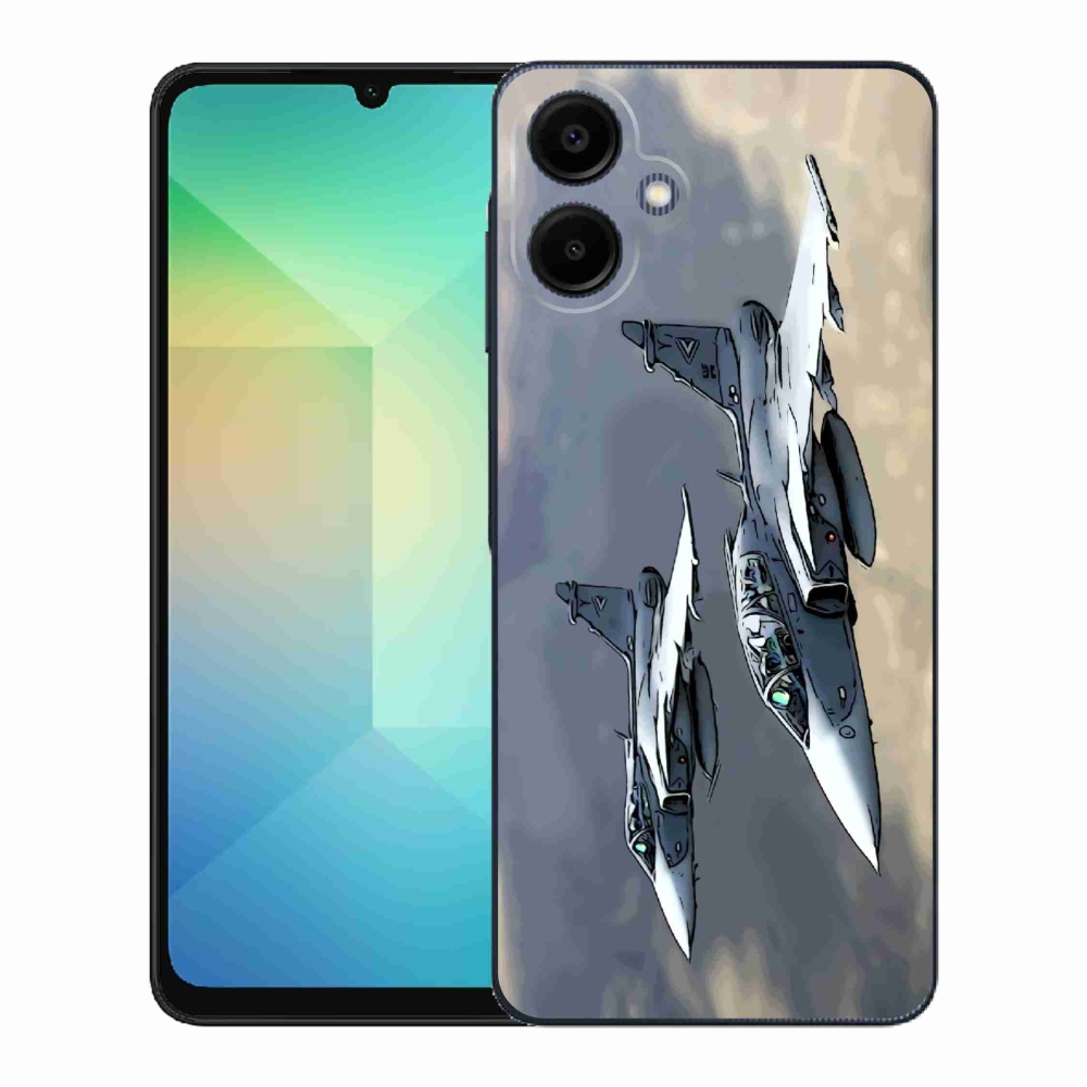 Gélový kryt mmCase na Samsung Galaxy A06 4G - stíhačky