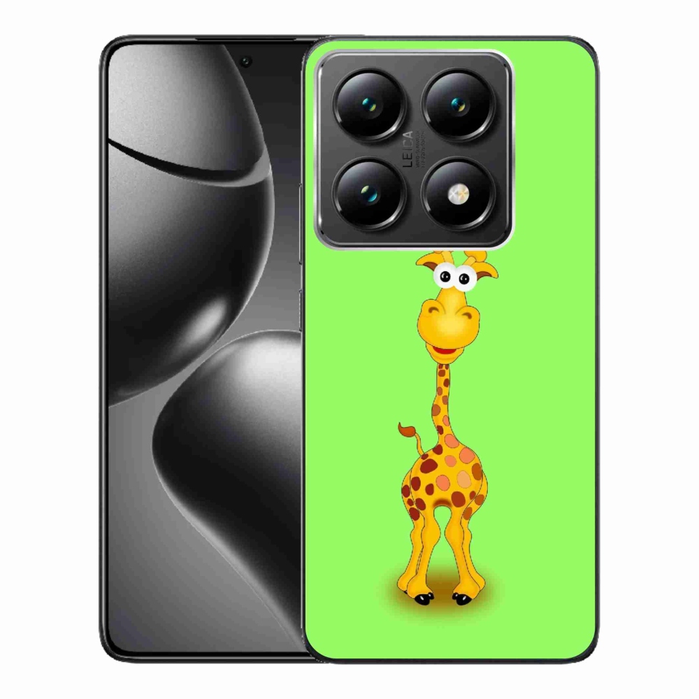 Gélový kryt mmCase na Xiaomi 14T Pro - kreslená žirafa