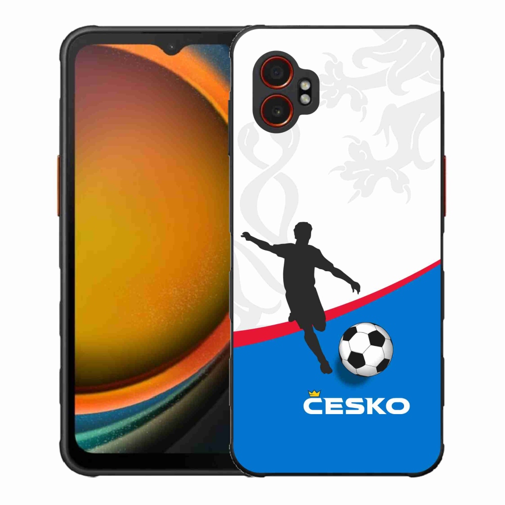 Gélový kryt mmCase na Samsung Galaxy Xcover 7 Pro - futbal Česko 1
