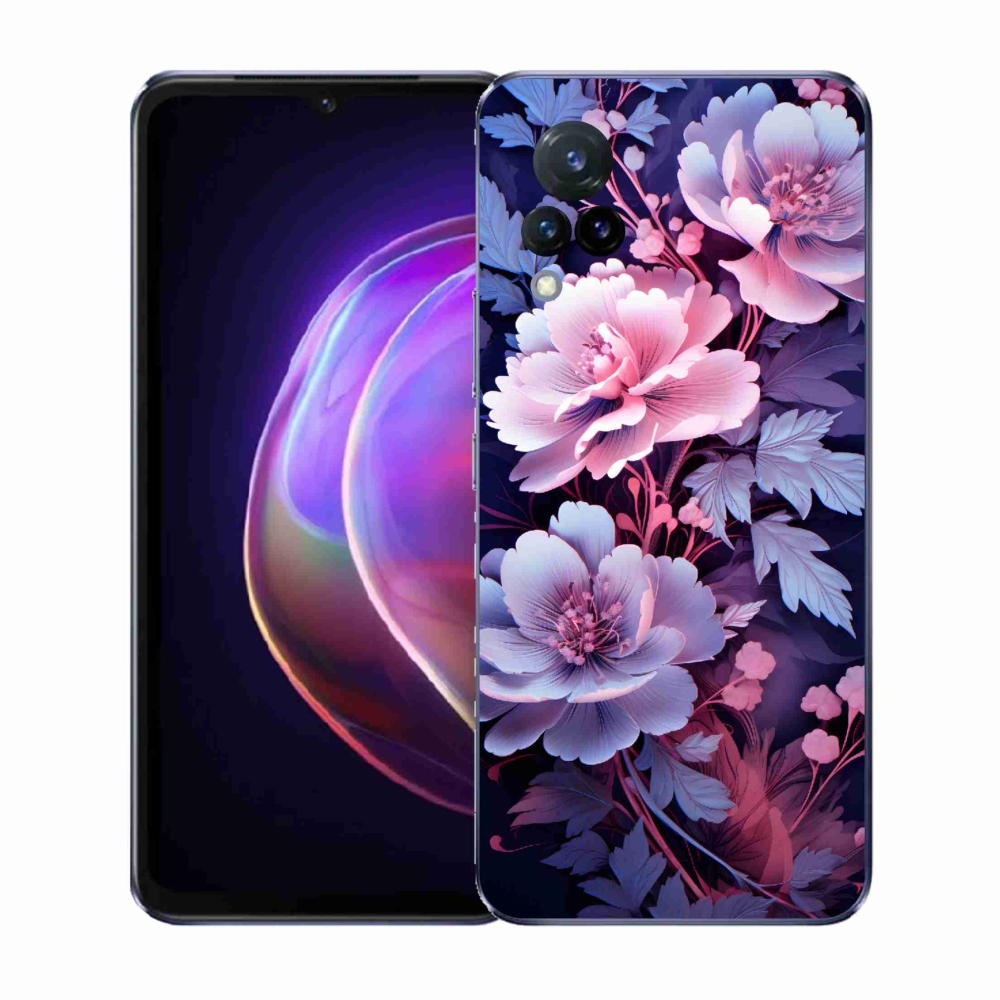 Gélový kryt mmCase na Vivo V21 4G/5G - kvety 11