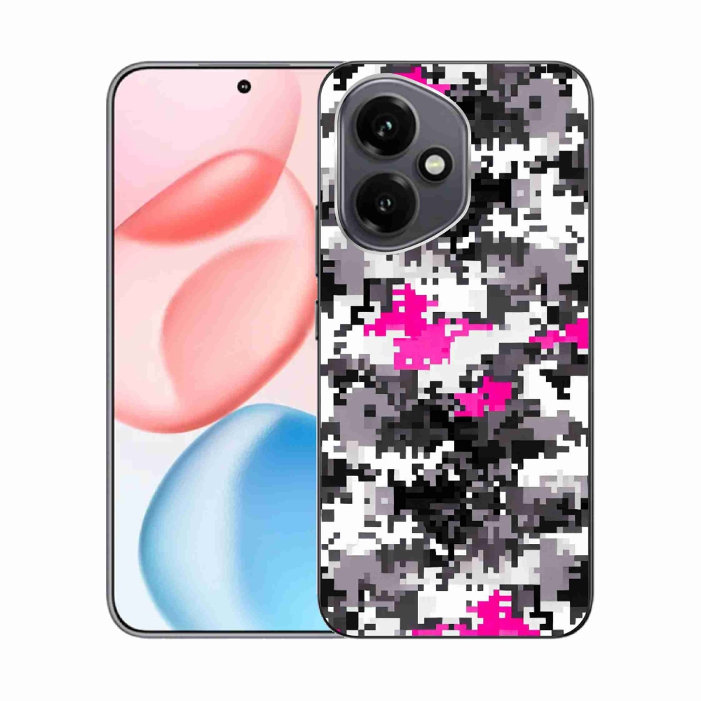 Gélový kryt mmCase na Honor 400 - maskáčový vzor 4
