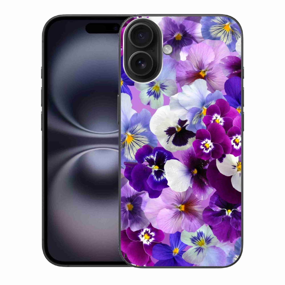 Gélový kryt mmCase na iPhone 16 Plus - kvety 9