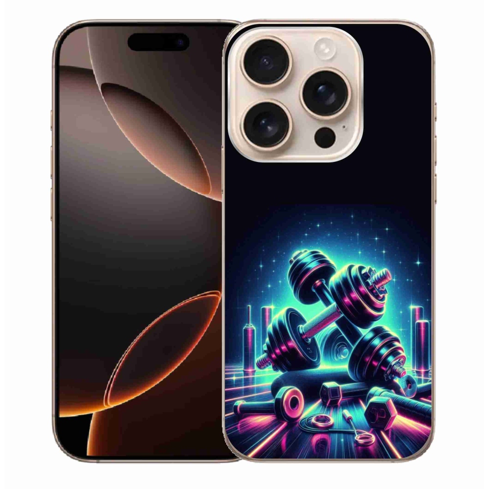 Gélový kryt mmCase na iPhone 16 Pro Max - činky