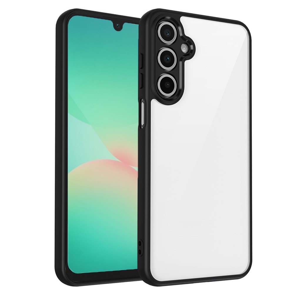 Back gélový obal s pevným chrbtom na Samsung Galaxy A17 5G - čierny