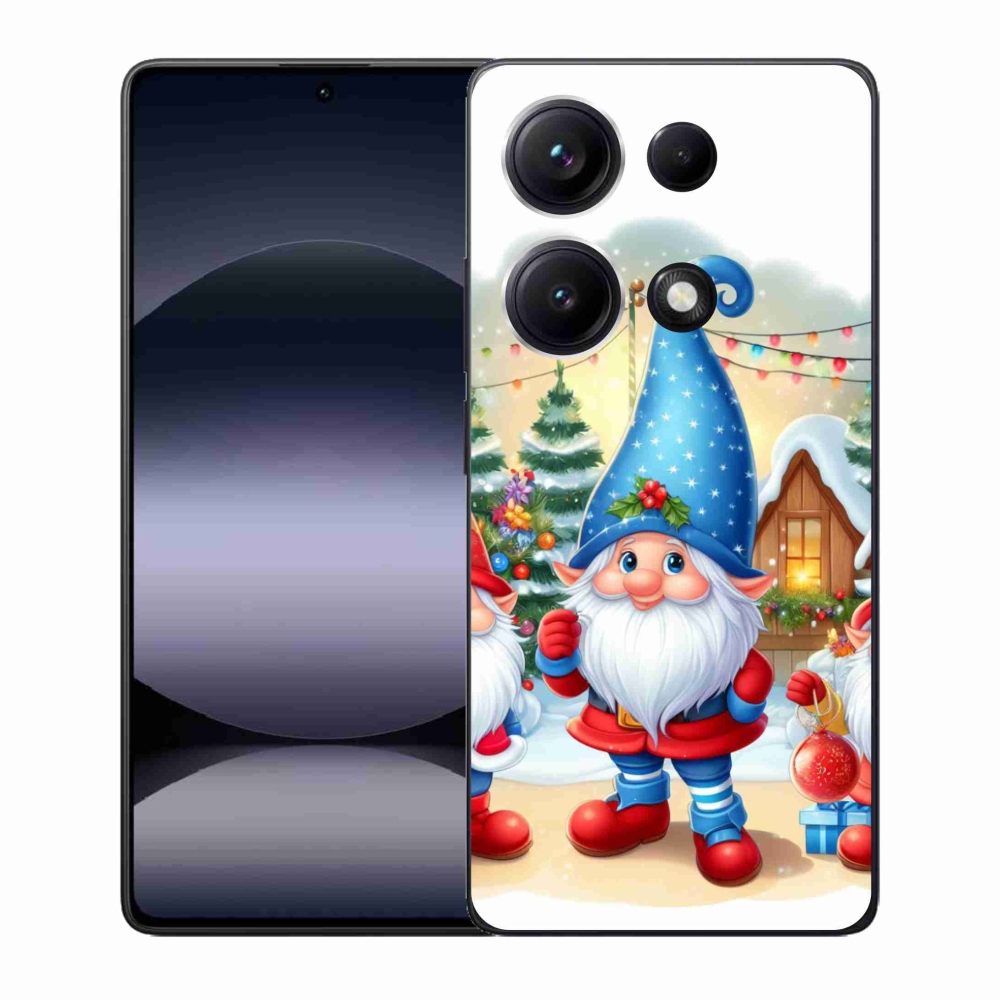 Gélový kryt mmCase na Xiaomi Redmi Note 14S - vianočné škriatkovia