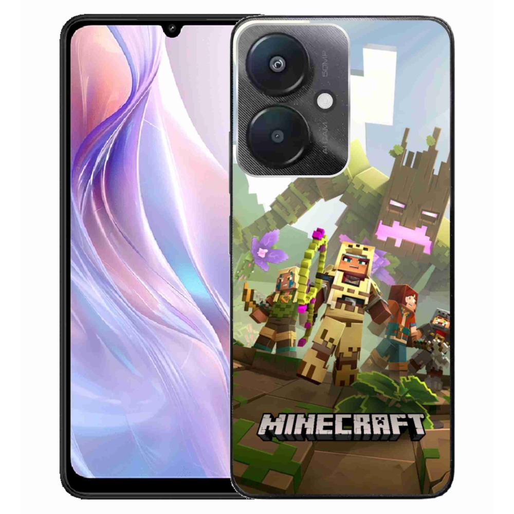 Gélový kryt mmCase na Xiaomi Redmi 13C 5G - minecraft 1