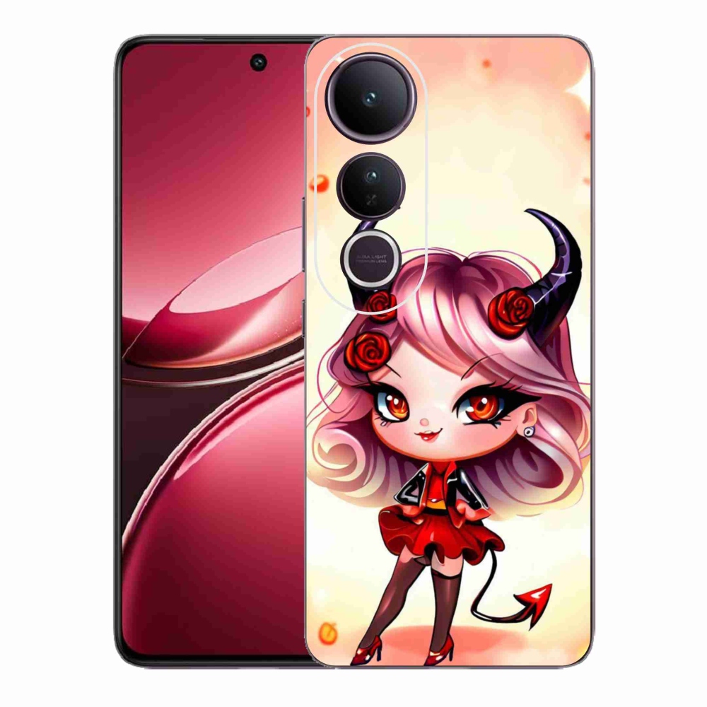 Gélový kryt mmCase na Vivo V50 Lite 4G/5G - kreslená čertica