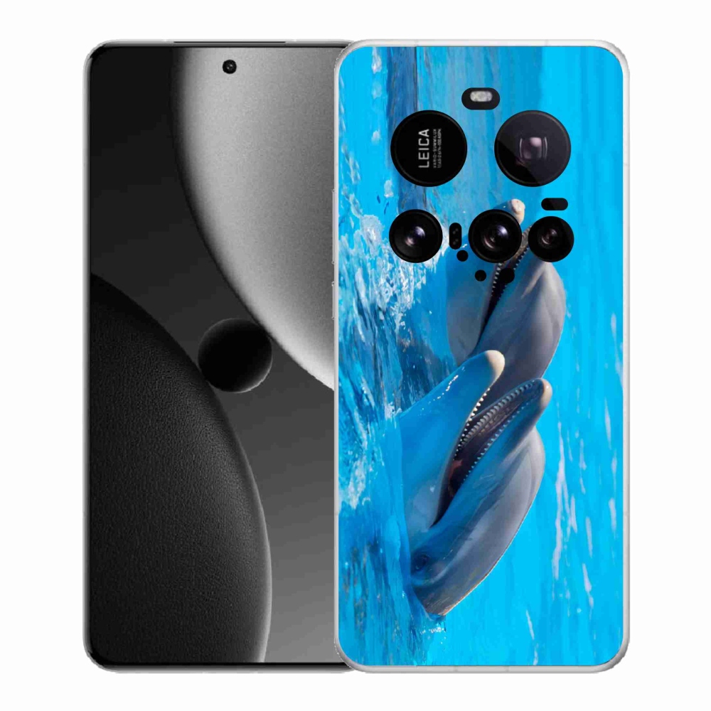 Gélový kryt mmCase na Xiaomi 15 Ultra - delfíny
