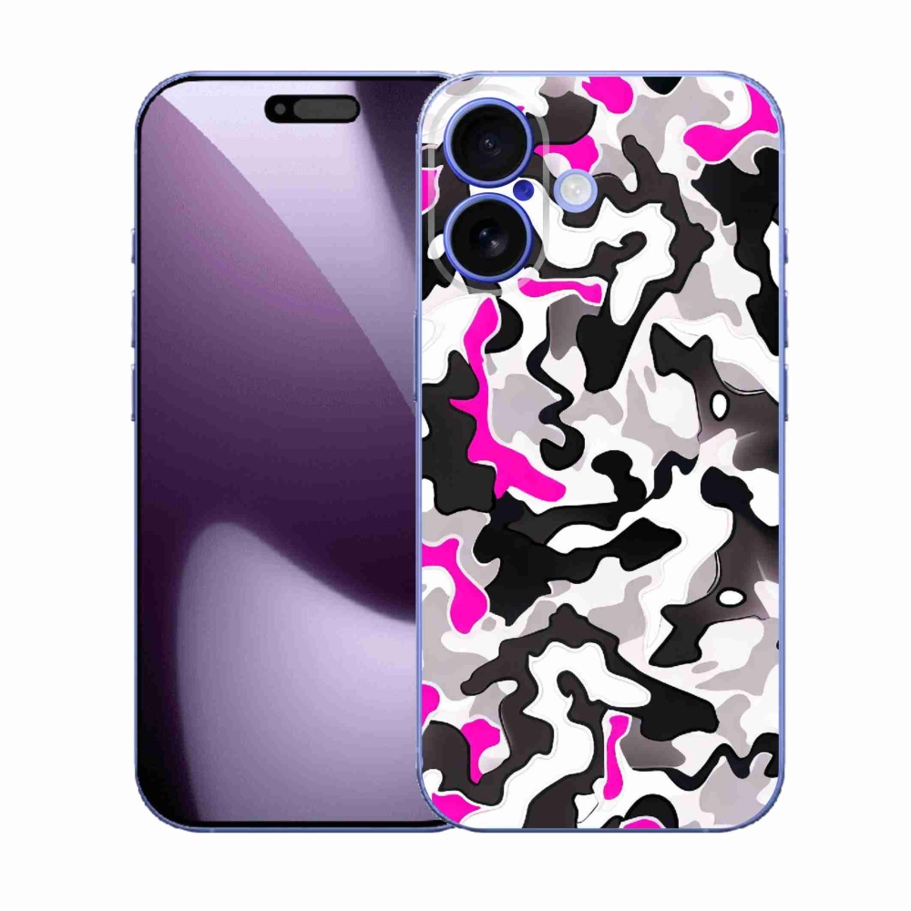 Gélový kryt mmCase na iPhone 17 - maskáčový vzor 5
