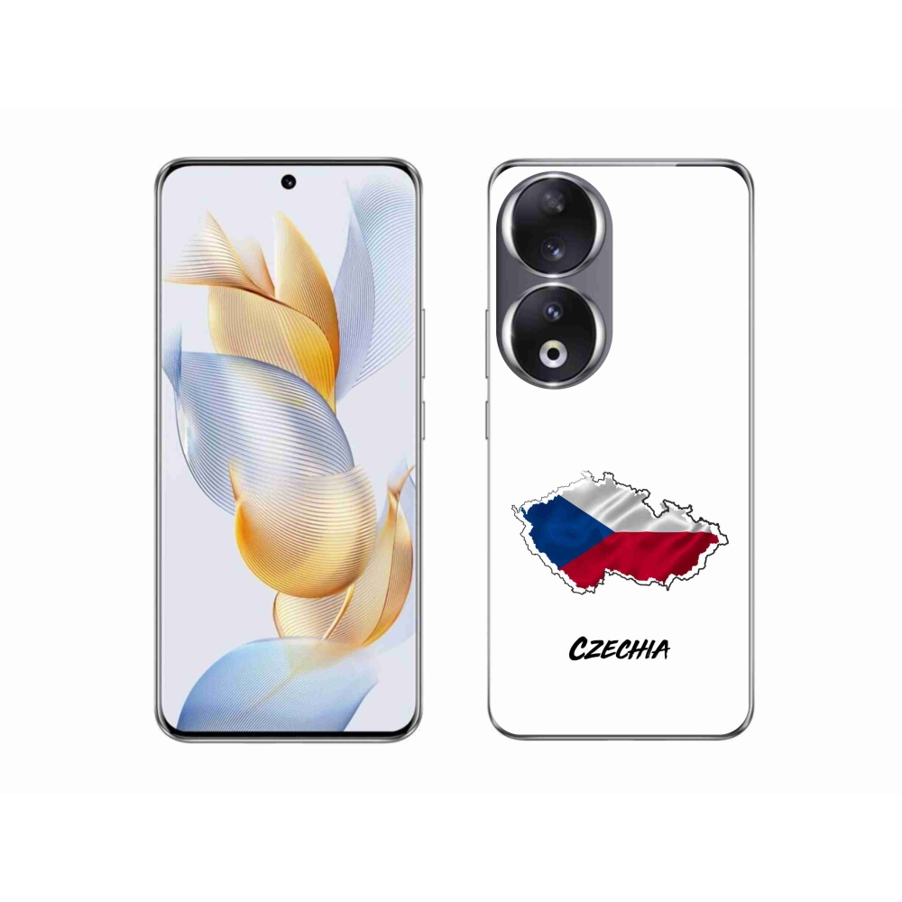 Gélový kryt mmCase na Honor 90 - Czechia biele pozadie