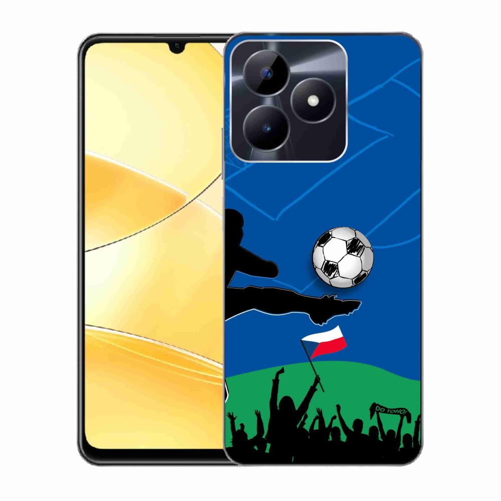 Gélový kryt mmCase na Realme C51/C53 - fanúšikovia futbalu
