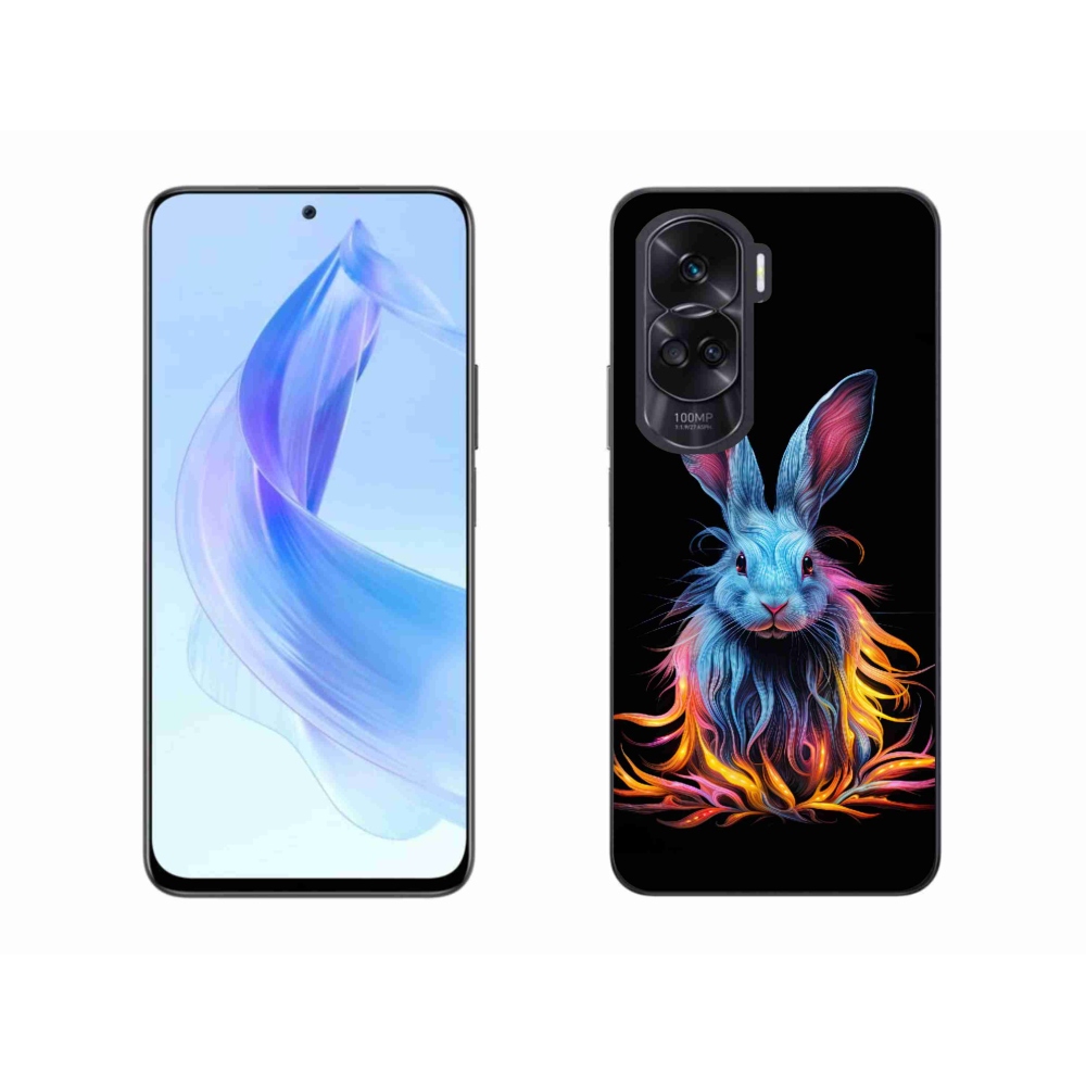 Gélový kryt mmCase na Honor 90 Lite - abstraktný zajac