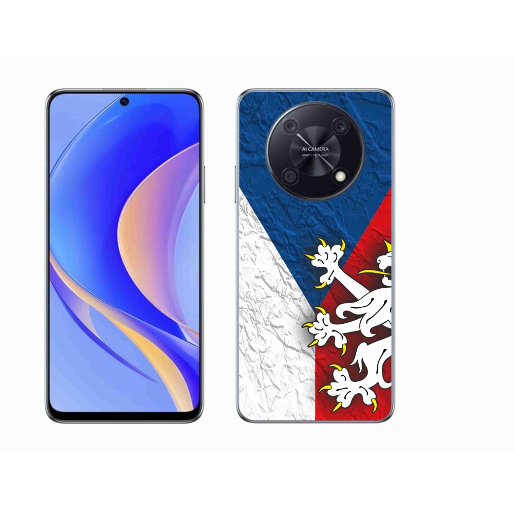 Gélový kryt mmCase na Huawei Nova Y90 - česká vlajka 1