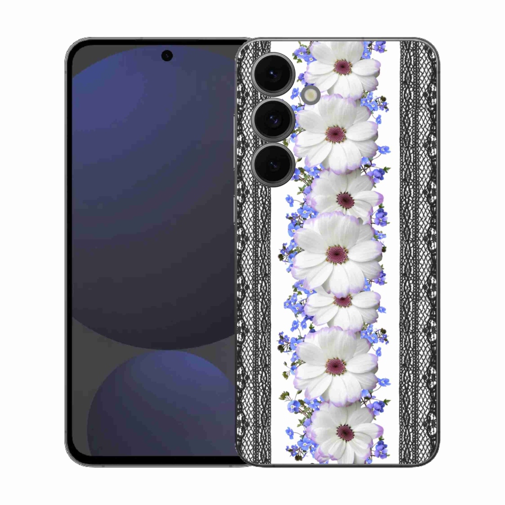 Gélový kryt mmCase na Samsung Galaxy S25 FE - kvety 8
