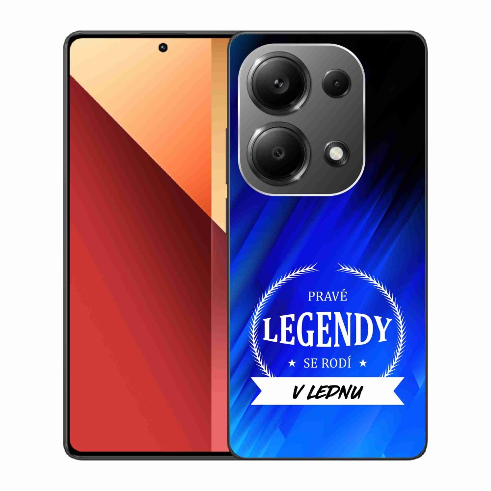 Gélový kryt mmCase na Xiaomi Redmi Note 13 Pro 4G/Poco M6 Pro - legendy v januári modré pozadí