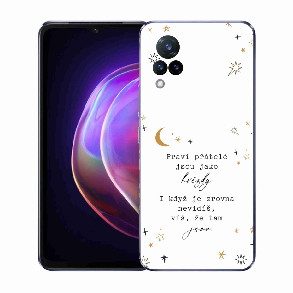 Gélový kryt mmCase na Vivo V21 4G/5G - citát 6 biele pozadie