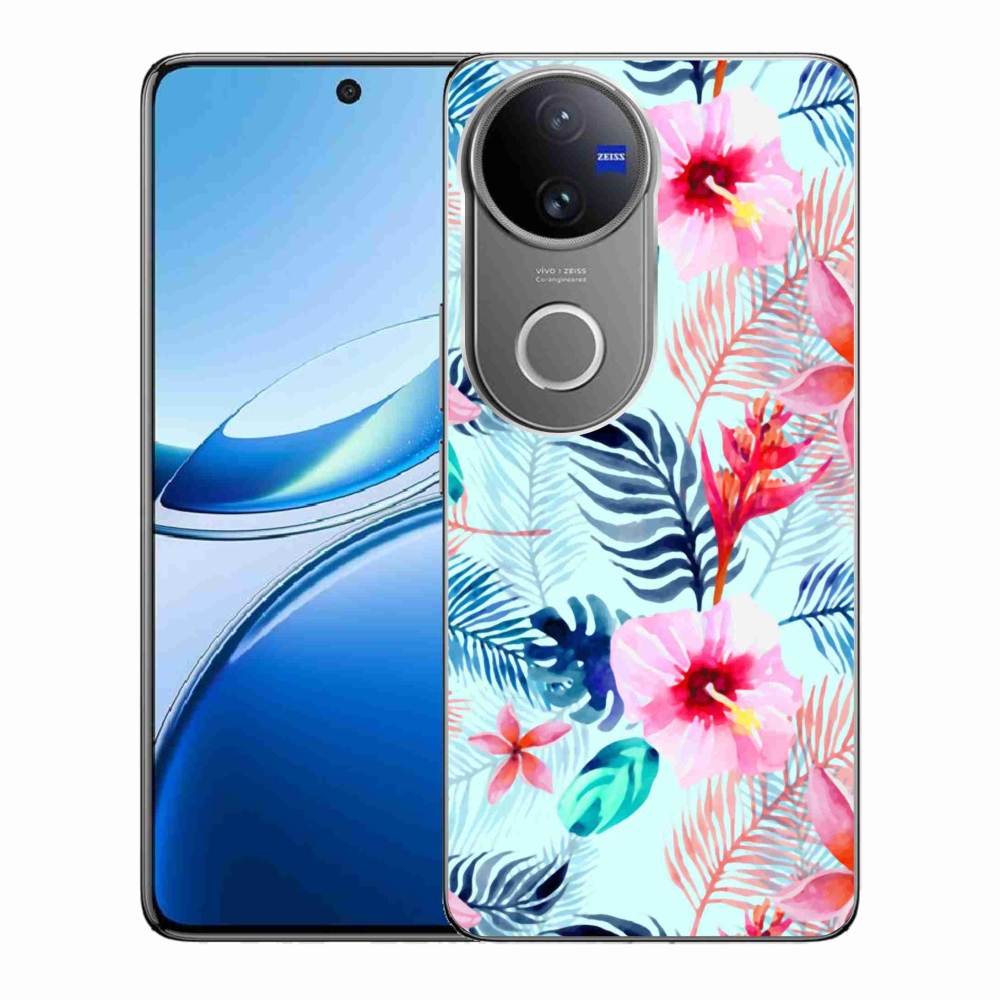 Gélový kryt mmCase na Vivo V50 5G - kvety