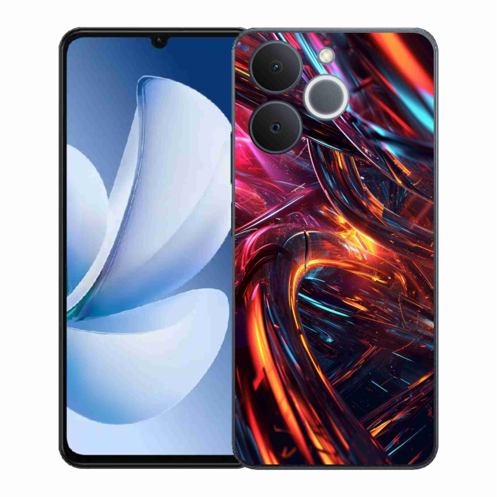 Gélový kryt mmCase na Realme Note 70T - abstraktný motív 10