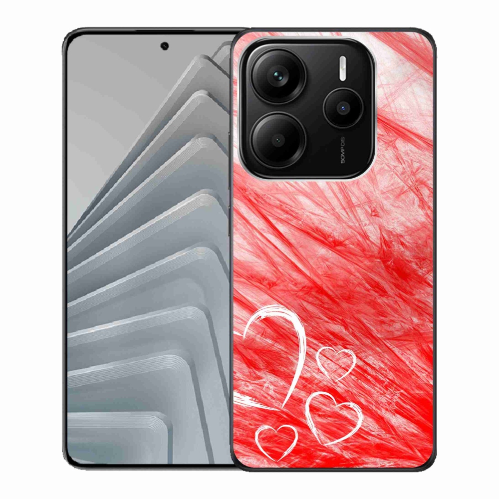 Gélový kryt mmCase na Xiaomi Redmi Note 14 5G - srdce