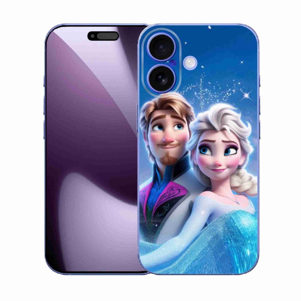Gélový kryt mmCase na iPhone 17 - ľadové kráľovstvo 1