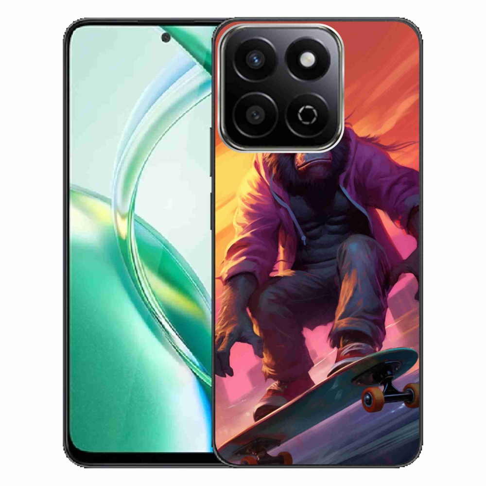 Gélový kryt mmCase na Honor 200 Smart 5G - gorila na skateboarde