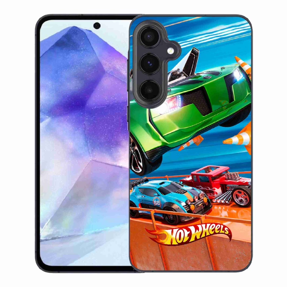 Gélový kryt mmCase na Samsung Galaxy A55 5G - hot wheels 1