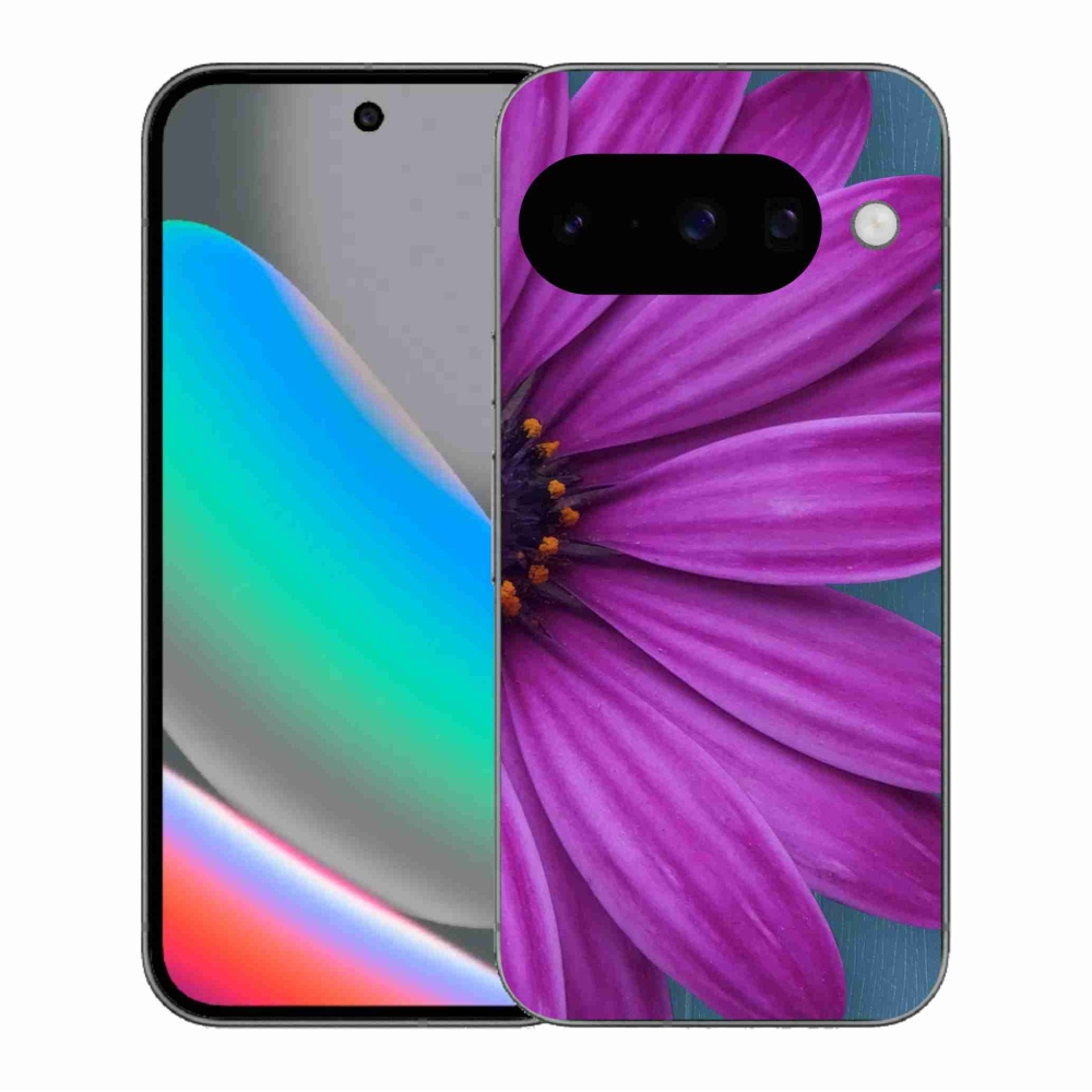 Gélový kryt mmCase na Google Pixel 10 - fialová margaréta