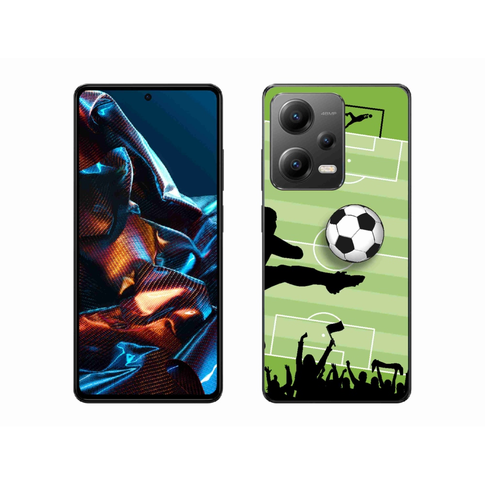 Gélový kryt mmCase na mobil Xiaomi Redmi Note 12 Pro 5G - futbal 3