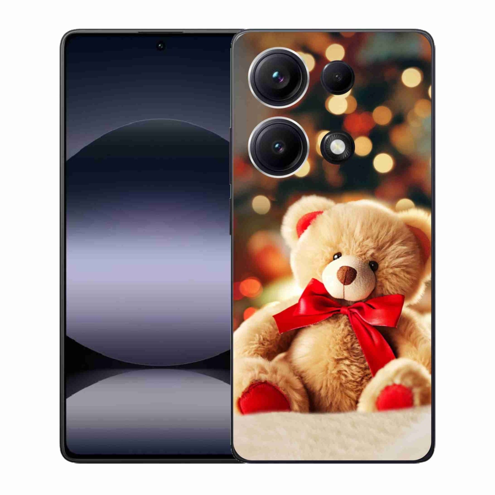 Gélový kryt mmCase na Xiaomi Redmi Note 14S - plyšový medvedík