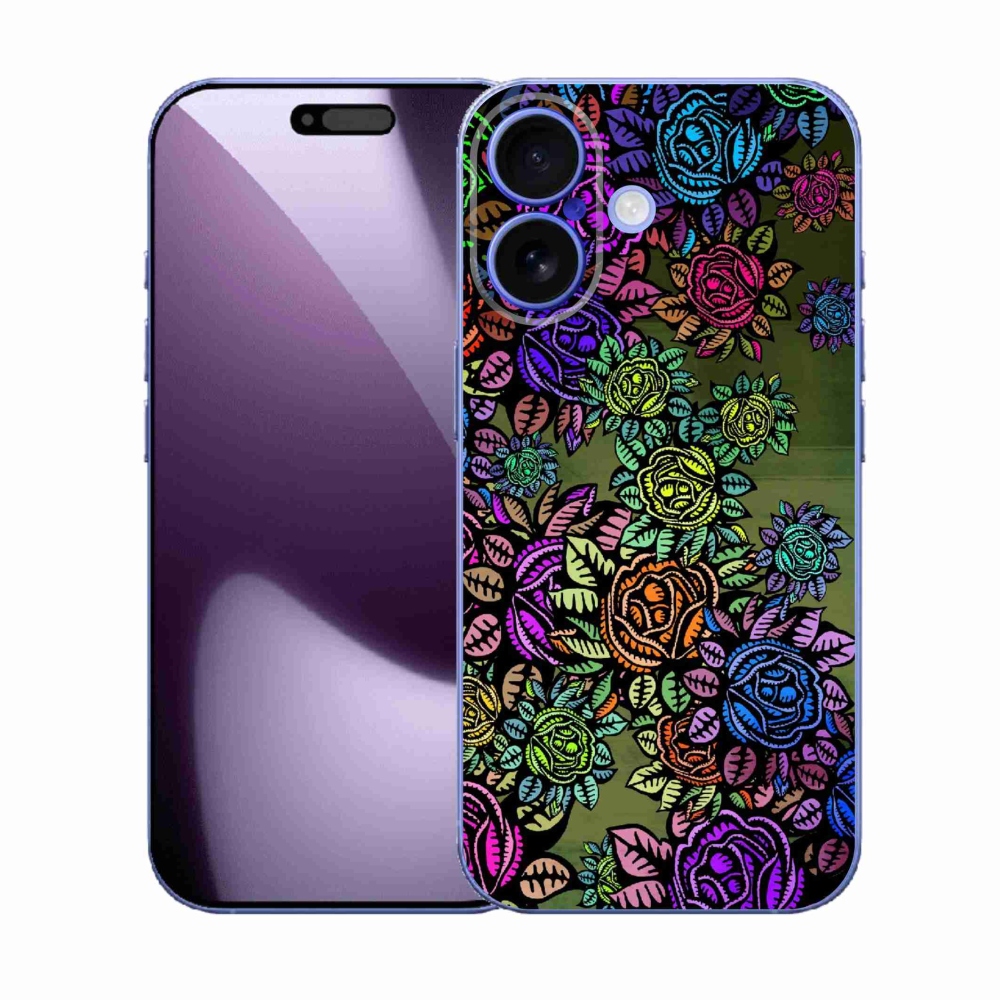 Gélový kryt mmCase na iPhone 17 - kvety 6