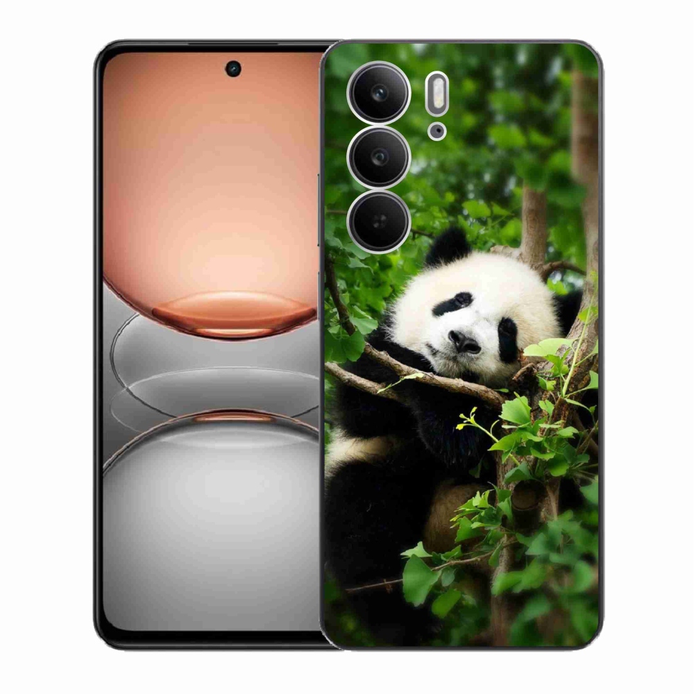 Gélový kryt mmCase na Realme C75 - panda