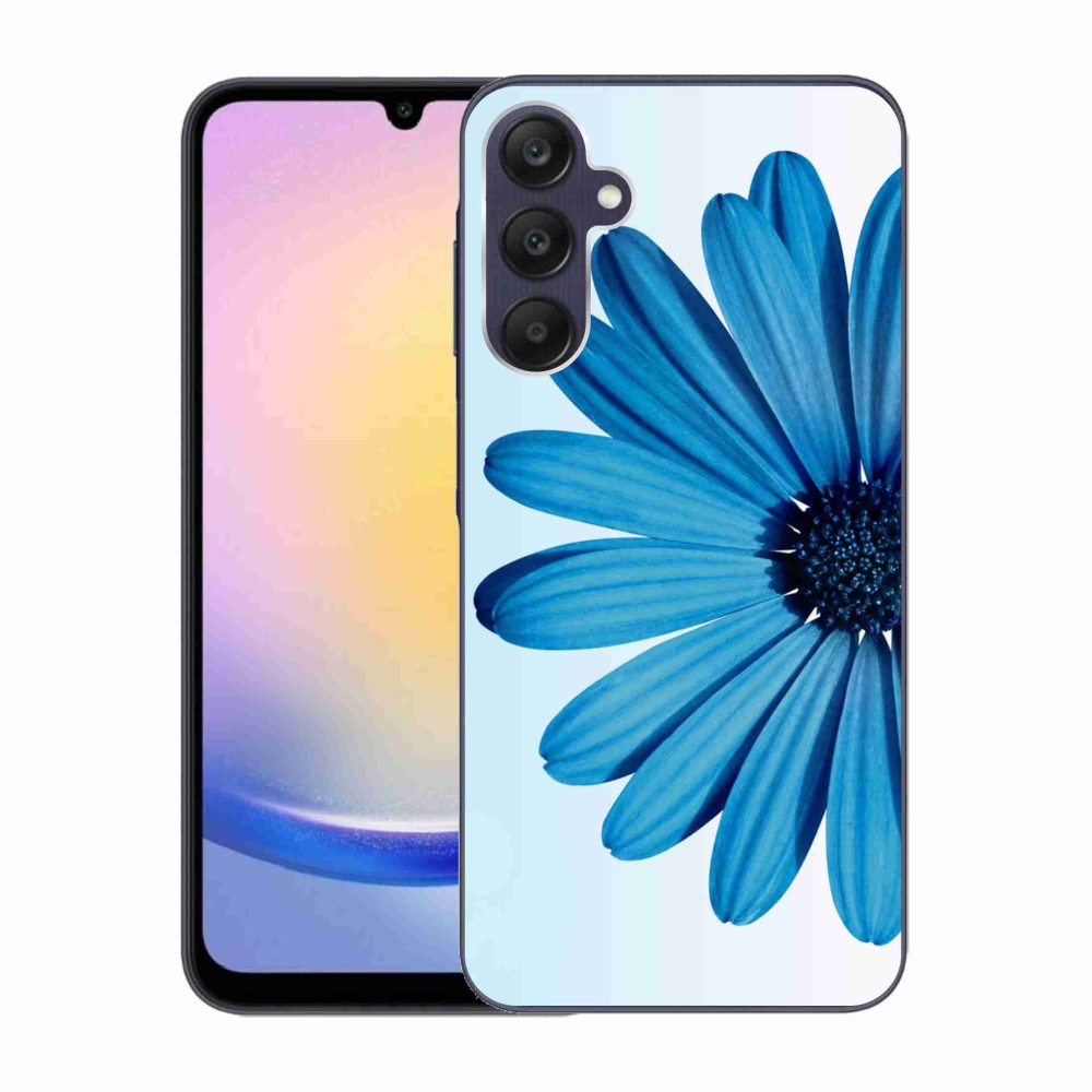 Gélový obal mmCase na Samsung Galaxy A25 5G - modrá margaréta