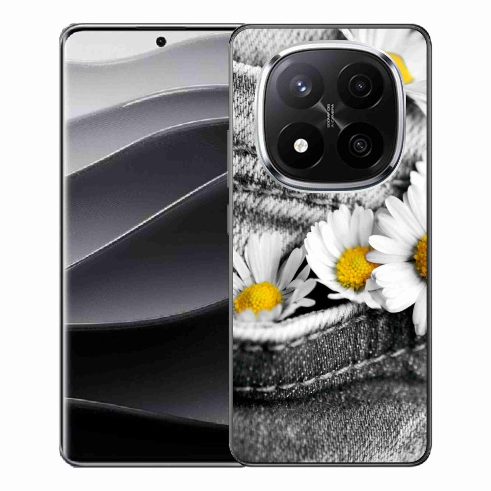 Gélový kryt mmCase na Xiaomi Redmi Note 14 Pro+ 5G - margaréty