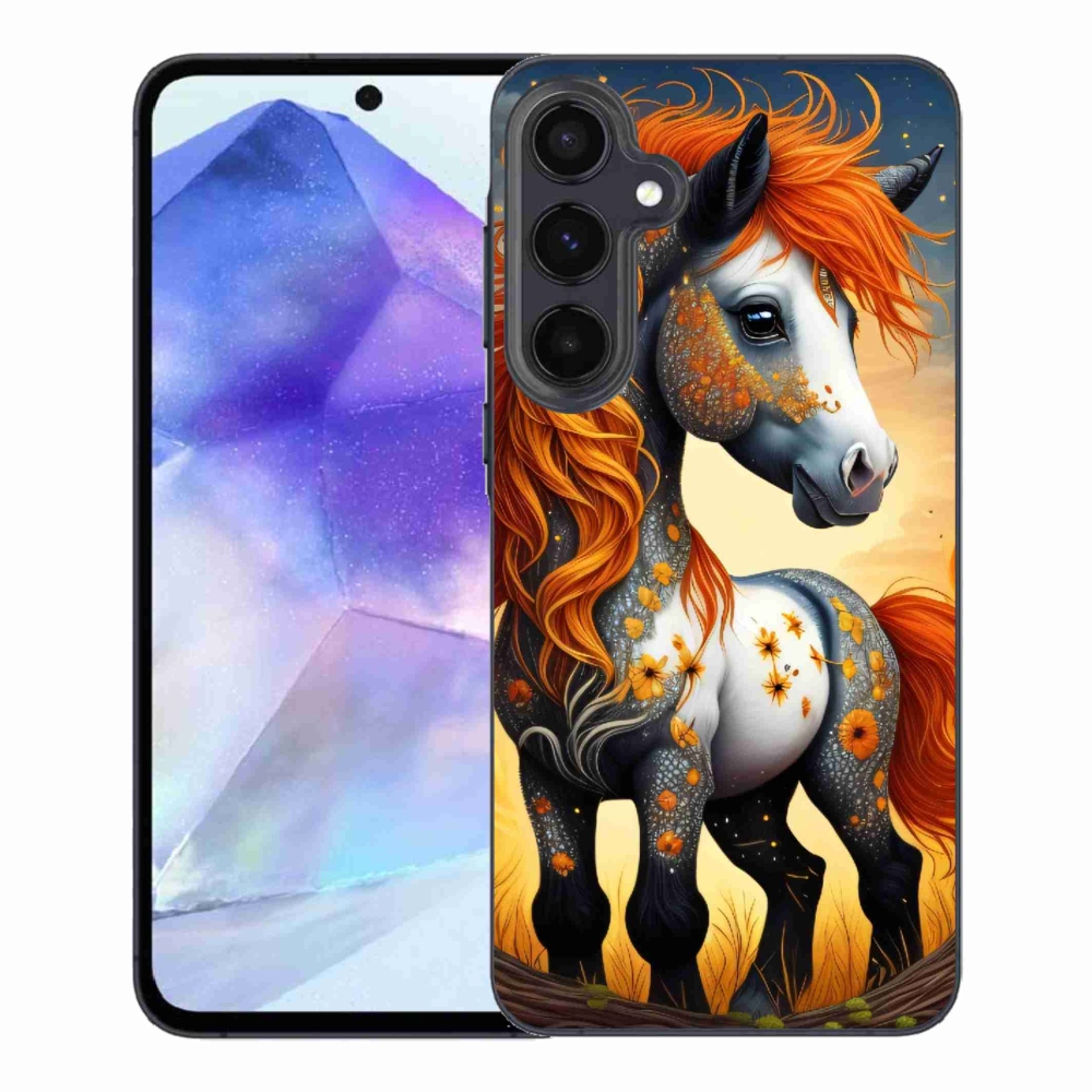 Gélový kryt mmCase na Samsung Galaxy A55 5G - farebný poník