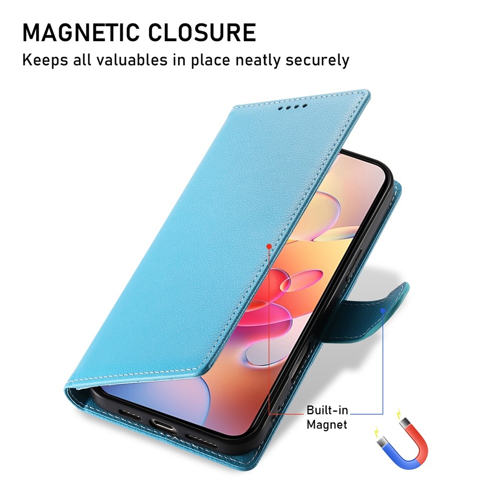 Snap knižkové puzdro na Samsung Galaxy A17 5G - svetlomodré