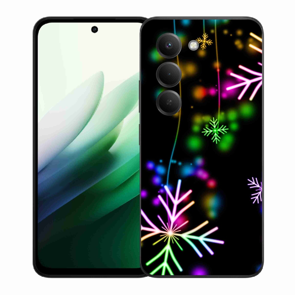 Gélový kryt mmCase na Xiaomi Redmi 15 5G (169mm) - farebné vločky