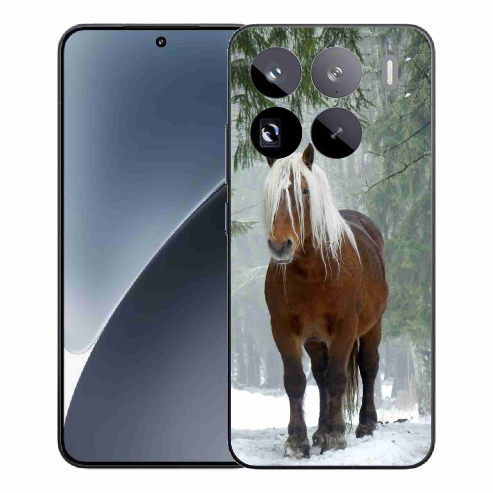 Gélový kryt mmCase na Xiaomi 15 Pro - kôň v lese