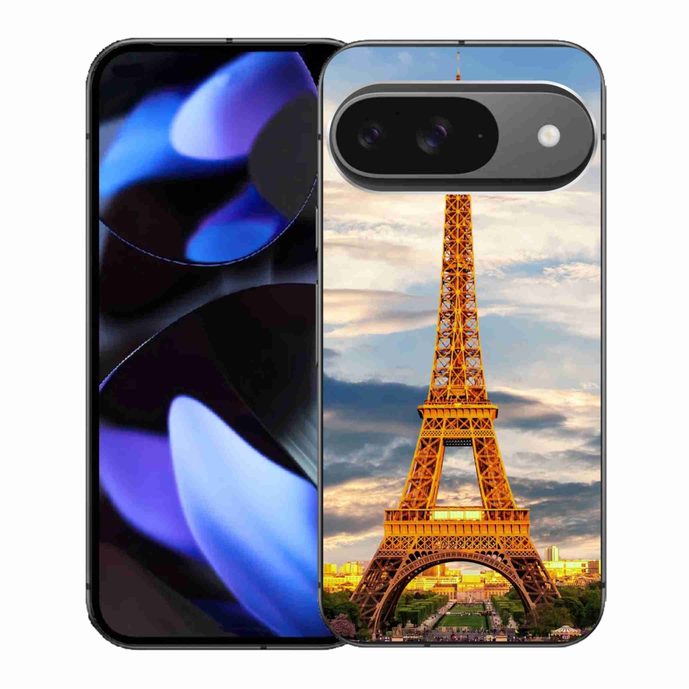 Gélový kryt mmCase na Google Pixel 9/9 Pro - eiffelova veža 3