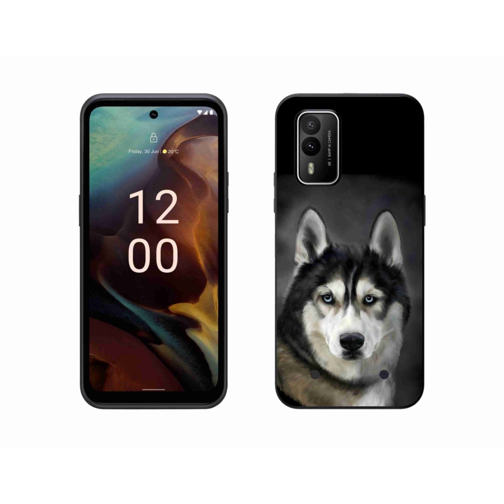 Gélový obal mmCase na Nokia XR21 - husky