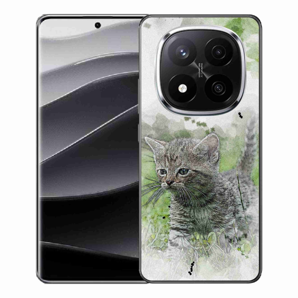 Gélový kryt mmCase na Xiaomi Redmi Note 14 Pro+ 5G - roztomilé mačiatko 1