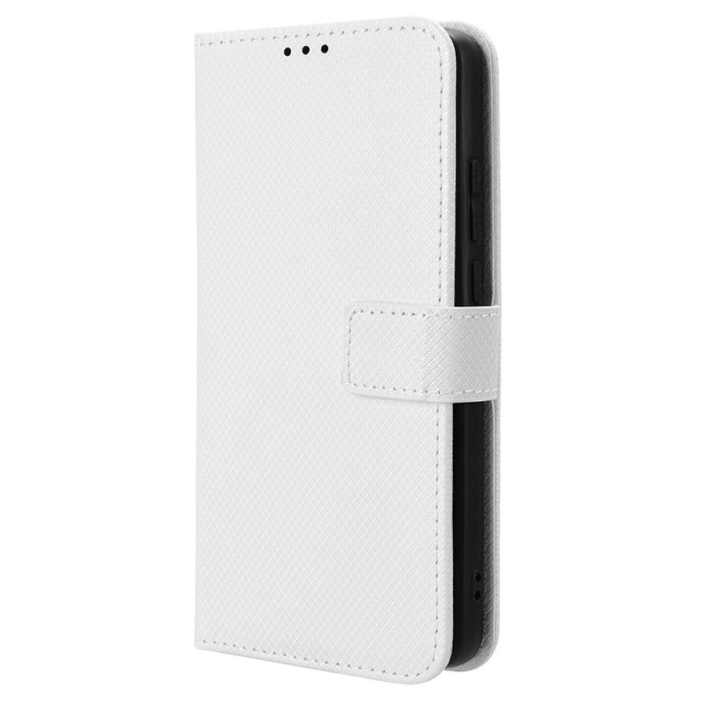 Diamond knižkové púzdro na Xiaomi Redmi Note 14S/Note 13 Pro 4G/Poco M6 Pro - biele