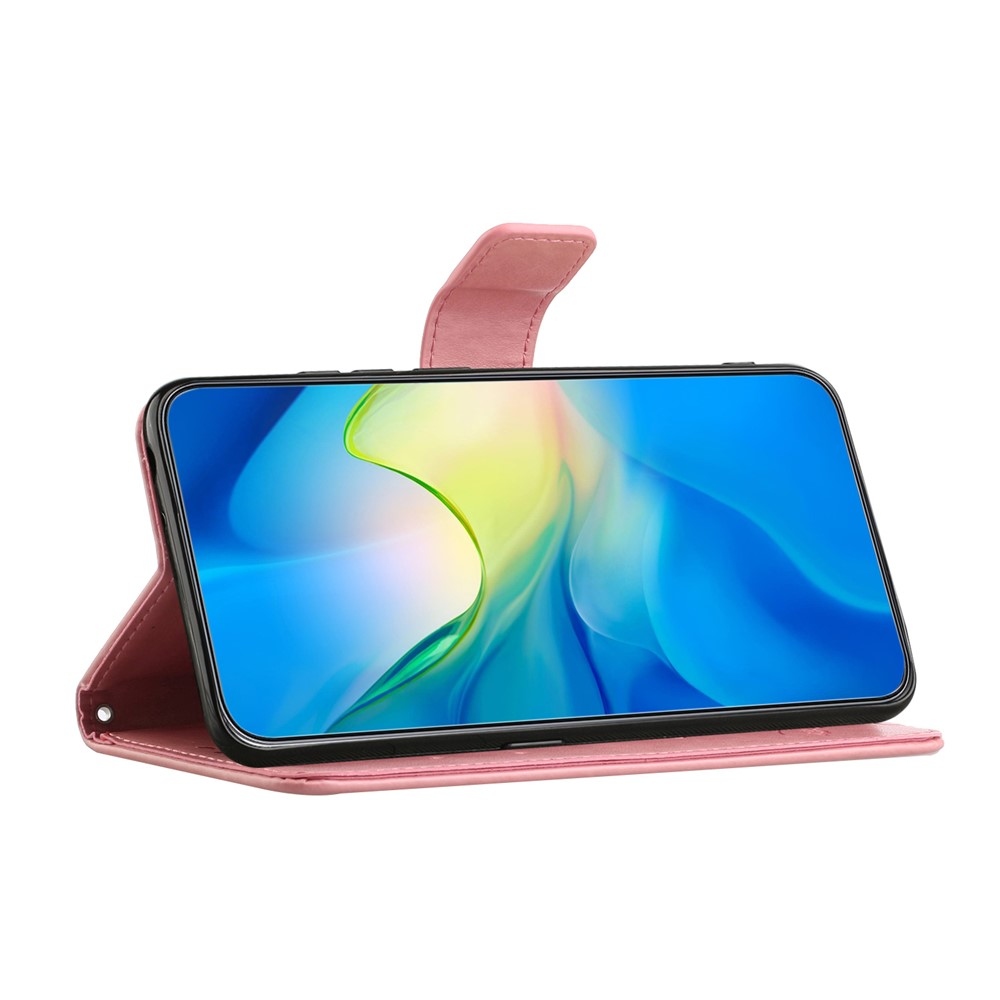 Flower knižkové púzdro na Samsung Galaxy S25 FE - ružové