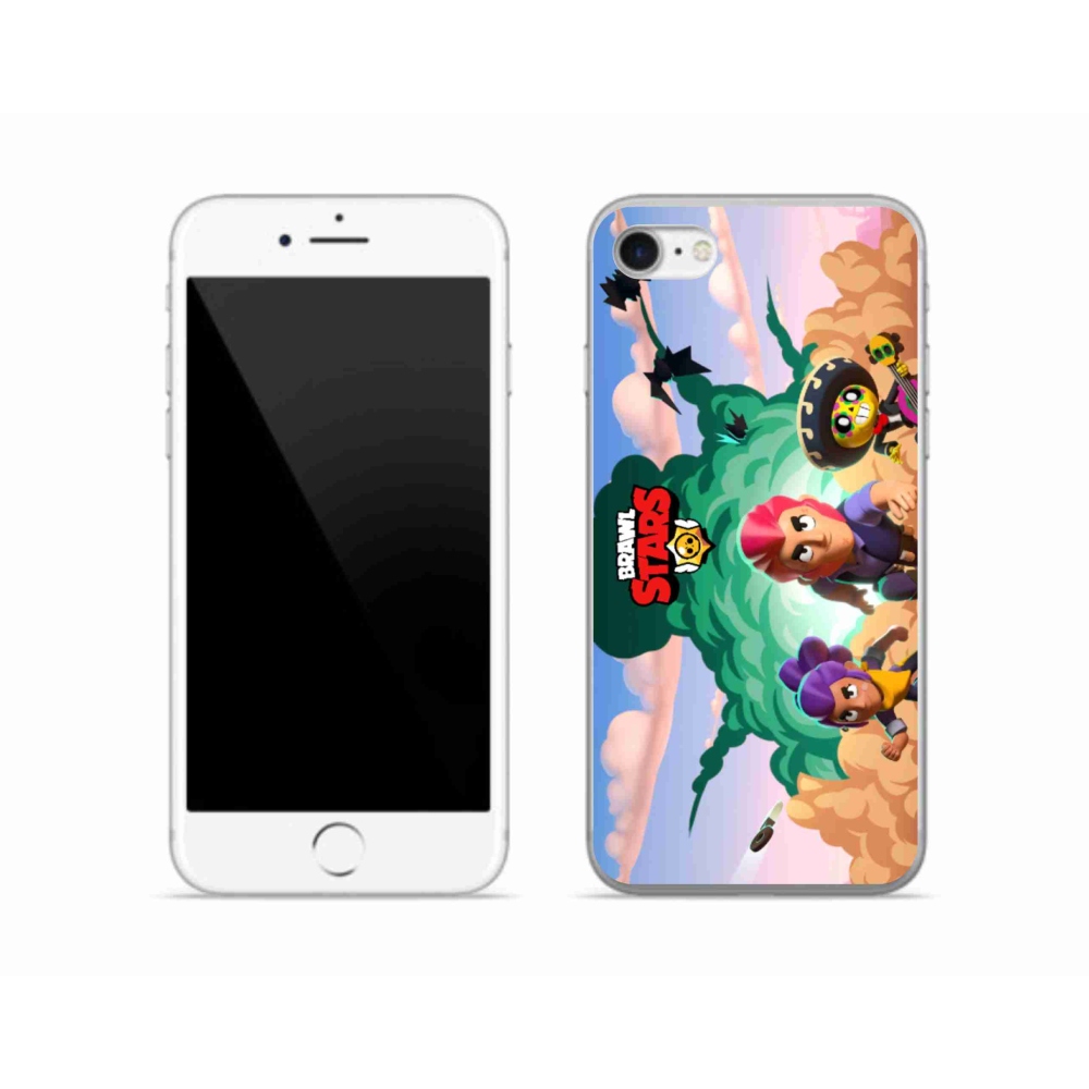 Gélový kryt mmCase na iPhone SE (2022) - brawl stars