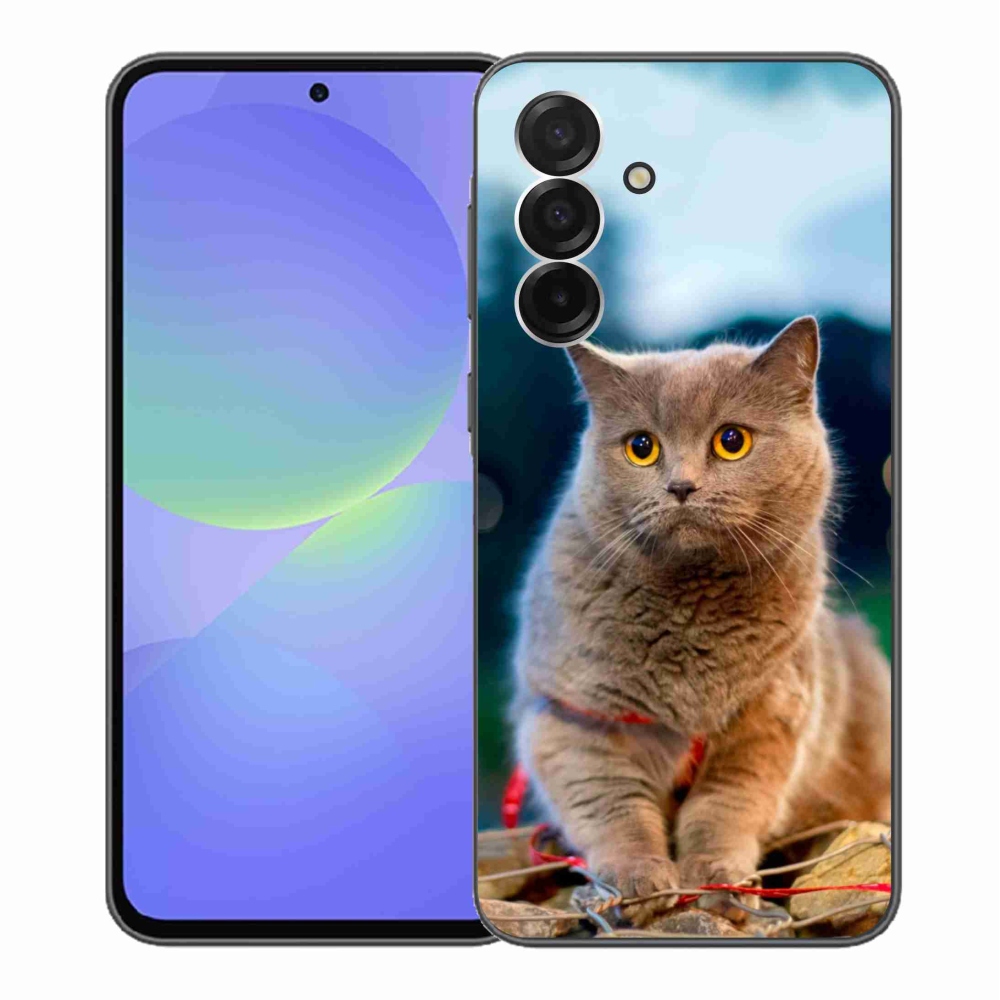 Gélový kryt mmCase na Samsung Galaxy A36 5G - britská modrá 2