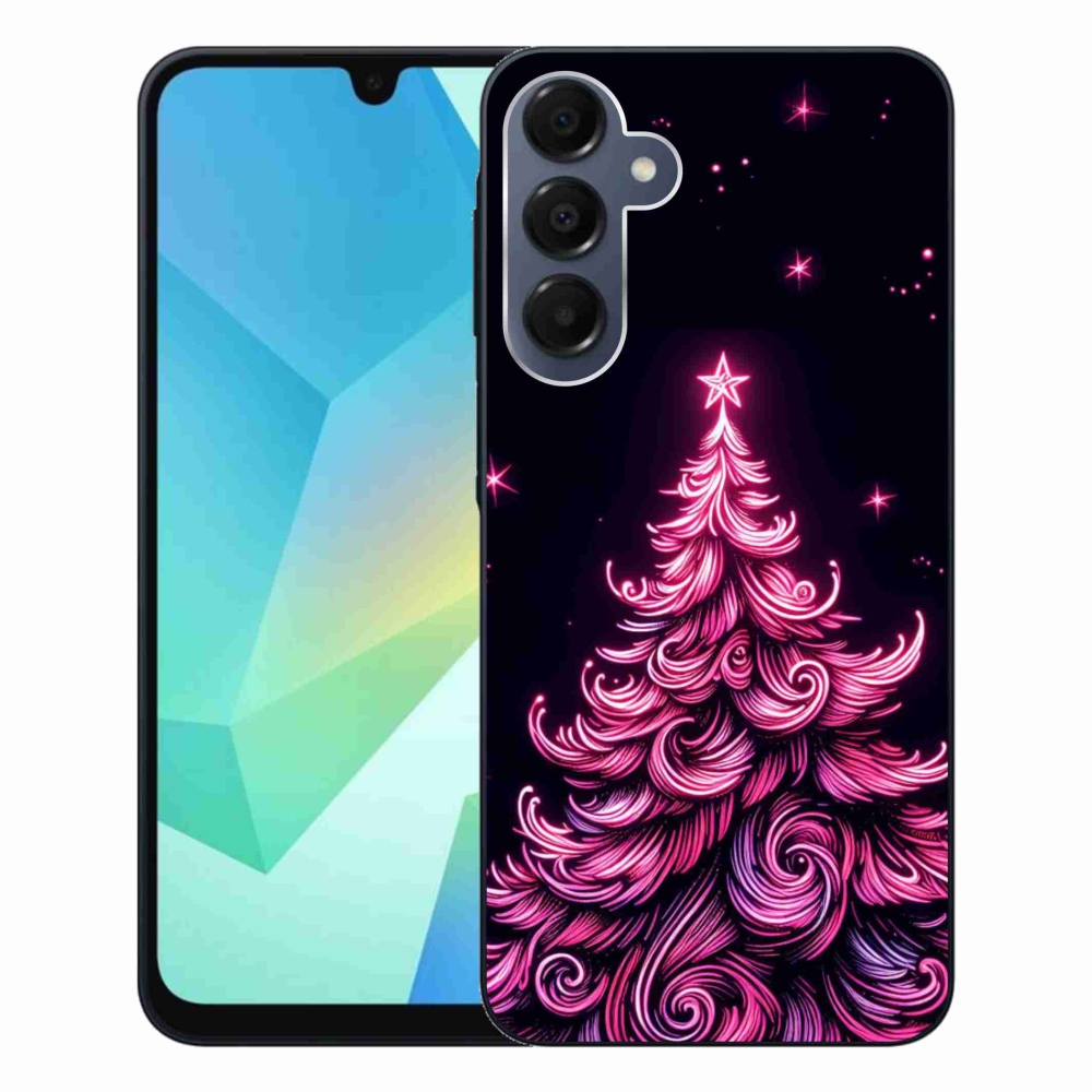 Gélový kryt mmCase na Samsung Galaxy A16 4G/5G - neónový vianočný stromček 2