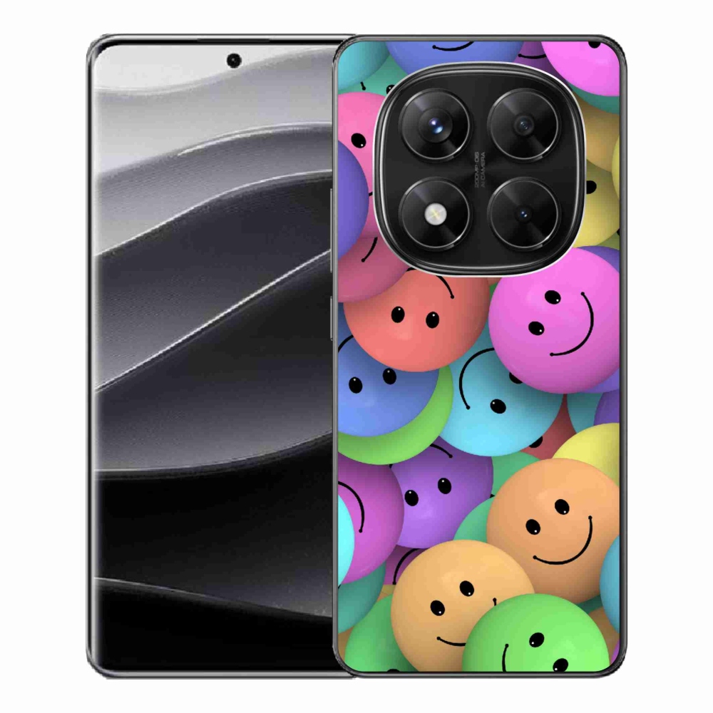 Gélový kryt mmCase na Xiaomi Redmi Note 14 Pro 5G/Poco X7 5G - farební smajlíci
