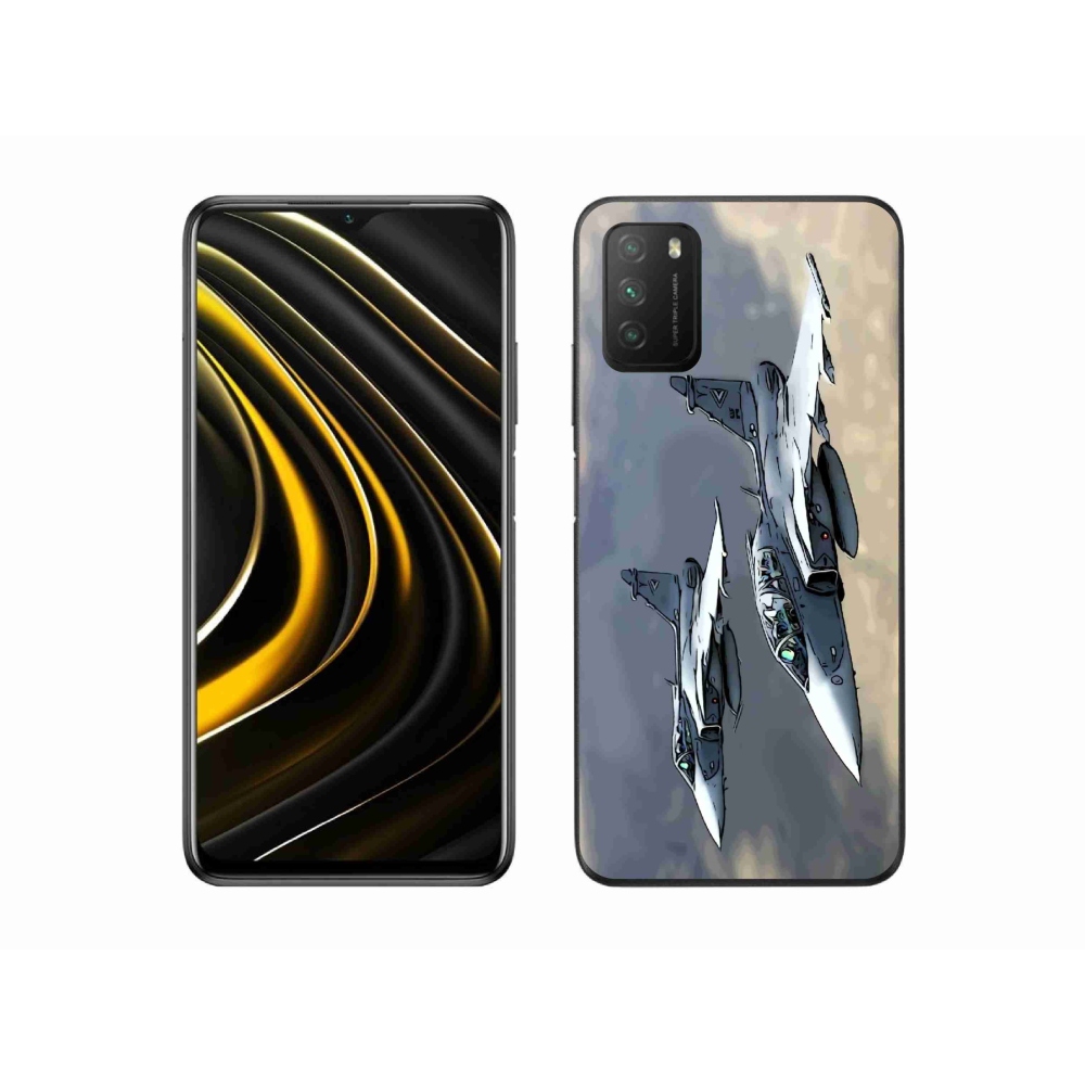 Gélový kryt mmCase na Xiaomi Poco M3 - stíhačky