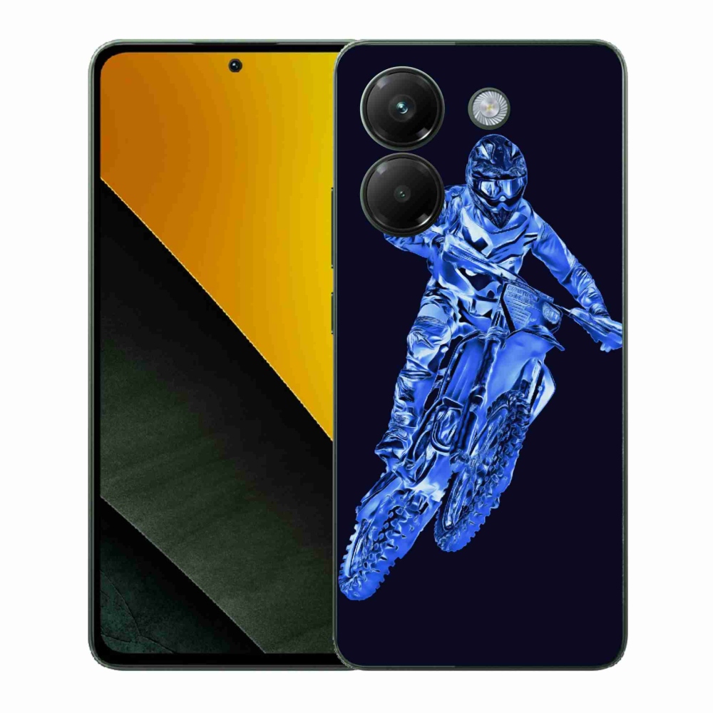 Gélový kryt mmCase na Xiaomi Poco M7 Pro 5G - motocross 1