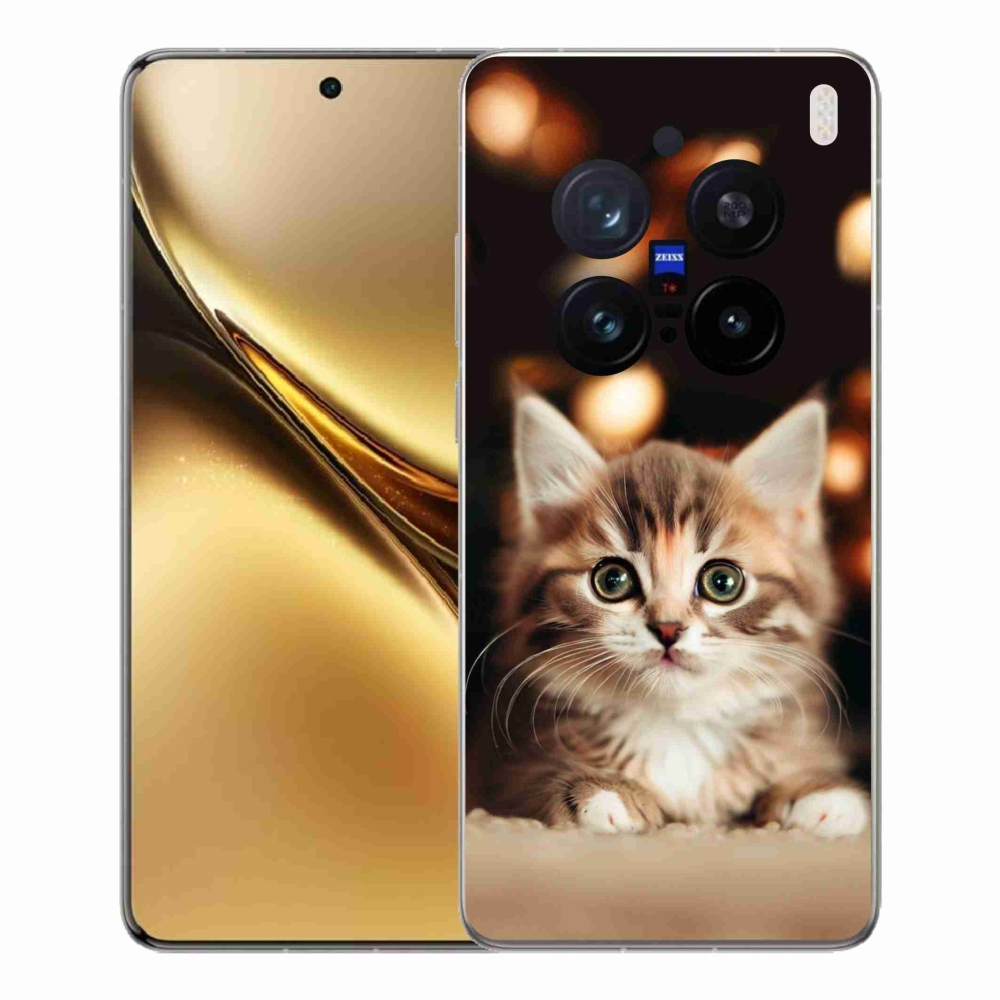 Gélový kryt mmCase na Vivo X200 Pro 5G - roztomilé mačiatko 2